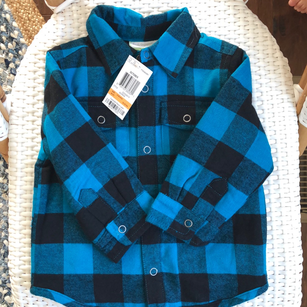 Brand New First Impressions Flannel Shirt Brand New First Impressions Flannel Shirt